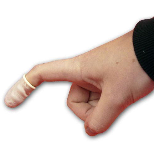 Finger Cots Medium Latex - Pack of 100