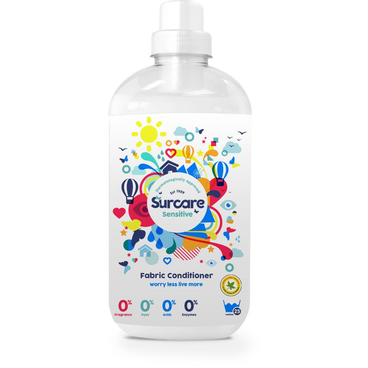 Surcare Fabric Conditioner 750ml Concentrated x 1 [21 Washes]