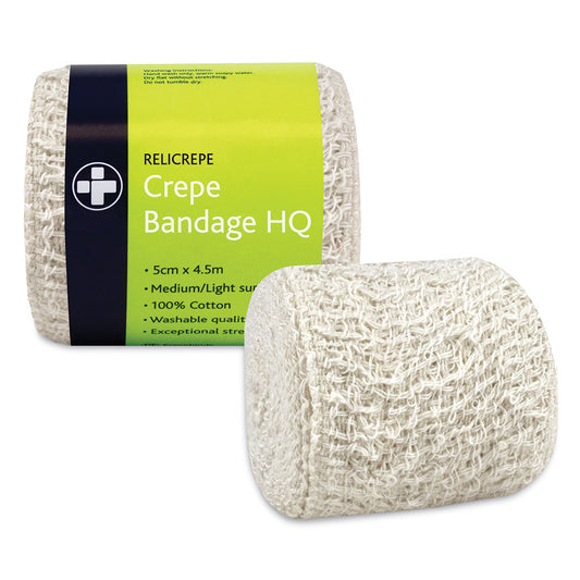Relicrepe Bandage HQ White 5cm x 4 m - 