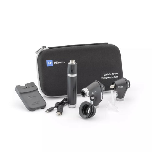 Welch Allyn 3.5V Diagnostic Set with PanOptic Plus LED Ophthalmoscope and MacroView Plus LED Otoscope