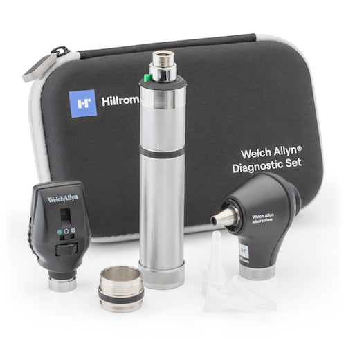 Diagnostic Set Basic Otoscope & Coaxial Ophthalmoscope 117 LED & 250 (C-cell) - Welch Allyn
