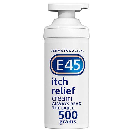 E45 Itch Relief Cream Pump - 500g - E45