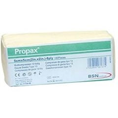 Propax Gauze Swabs Type 13 BP (Non-Sterile) 7.5cm x 7.5cm - 12ply Pack of 100 - BSN