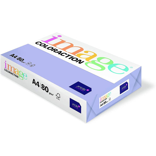 Image Coloraction Mid Lilac (Tundra) A4 210x297mm 80gm2 fsc4 500sh/RM 5rm/BX - Work In Style