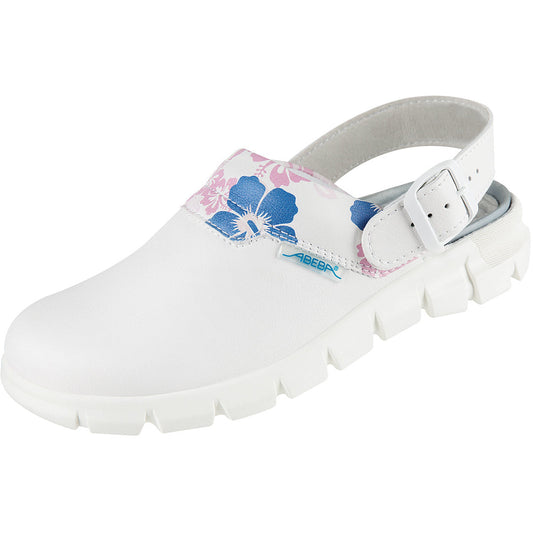 Occupational Shoes Dynamic Clog - White with print - 