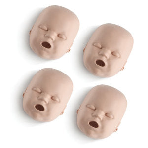 Prestan Face Skin Replacement for Infant Manikin - Pack of 4 - Reliance