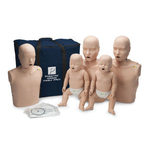Prestan ProfTraining Manikin Family with CPR Monitors/Lun - Pk 5