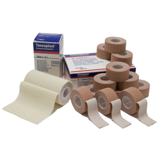 Tensoplast Elastic Adhesive Bandage BP 2.5cm x 4.5m (Plaster) Pack of 12