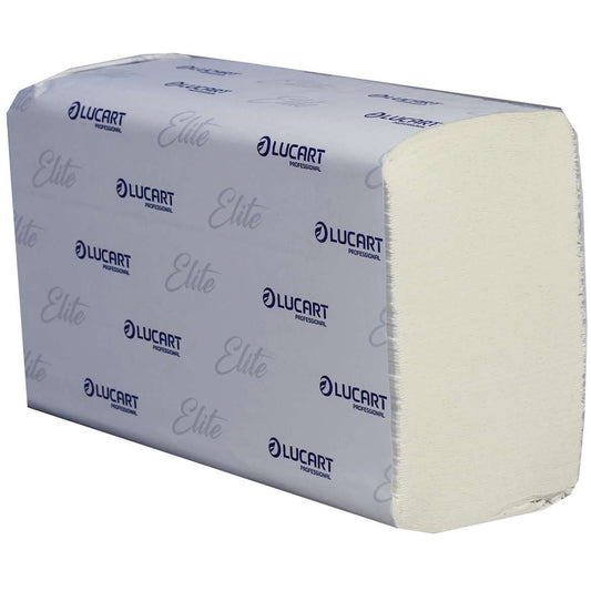 Strong Lucart M-fold 3ply - White 22.5 x 32cm (pure 865004) - Pack of 125 - Paperline