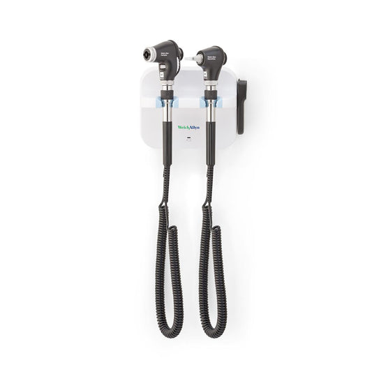 Welch Allyn 777 Wall Set with PanOptic Ophthalmoscope & MacroView Otoscope - Welch Allyn