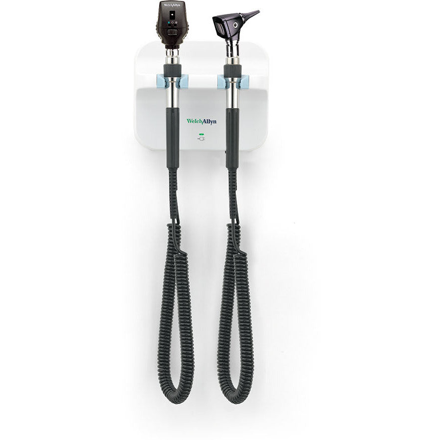 Welch Allyn GS 777 Wall Unit - Coaxial Ophthalmoscope & FO Otoscope