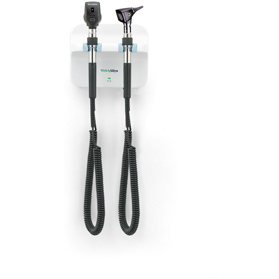 Welch Allyn LED GS777 Elite Wall Unit - Coaxial Ophthalmoscope & Diagnostic Otoscope - 