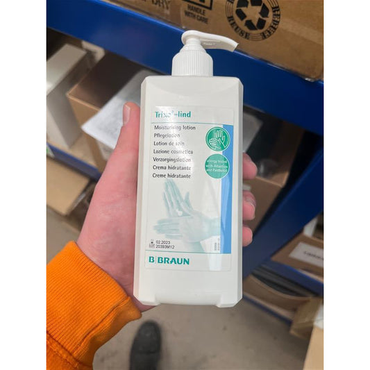 Trixo-lind 500ML Hand Moisturiser Bottle - Dispensing Pump- CLEARANCE - BBraun