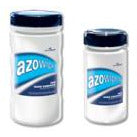 Azo Wipettes Hard Surface Bacterial Wipes - Case of 12 Tubs