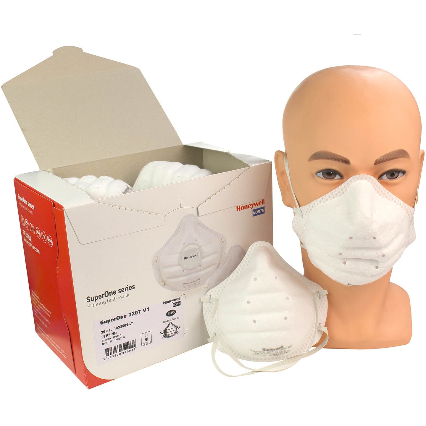 FFP3 Face Masks - Honeywell SuperOne 3207 Box of 30 – Medisave UK