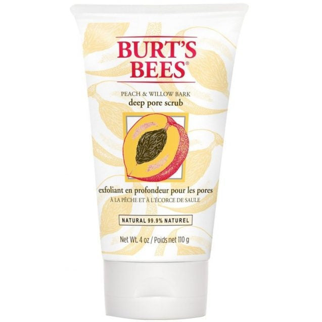 Peach & Willow Bark Deep Pore Scrub (4 oz / 110g) - Burt's Bees