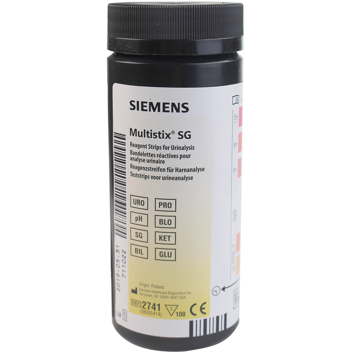 Siemens Multistix SG Reagent Strips x 100