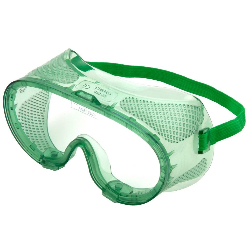 E30 Clear Unvented Safety Goggles - Anti Fog - Supertouch