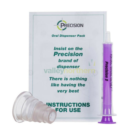 Precision Purple Oral Syringes - 5ml - Box of 50