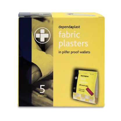 Dependaplast fabric pilfer proof plasters 5 x 40