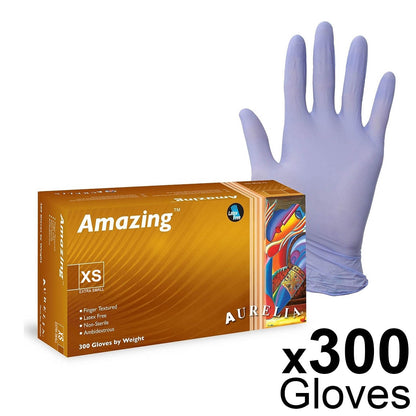 Aurelia Amazing® 300 Nitrile Powder - Free Examination Gloves - Extra Small (300) - Clearance - Aurelia Gloves