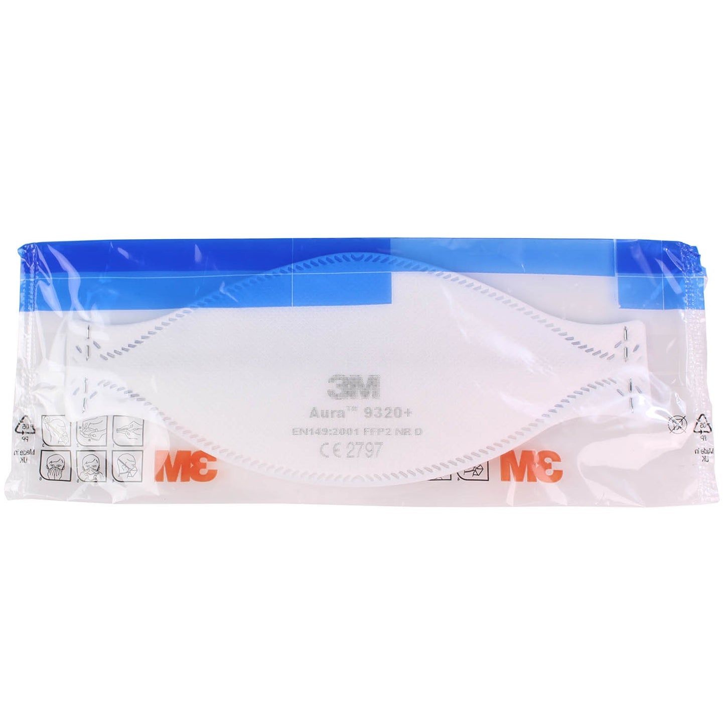 3M™ Aura™ 9320+ FFP2 Respirator Face Mask - 3M