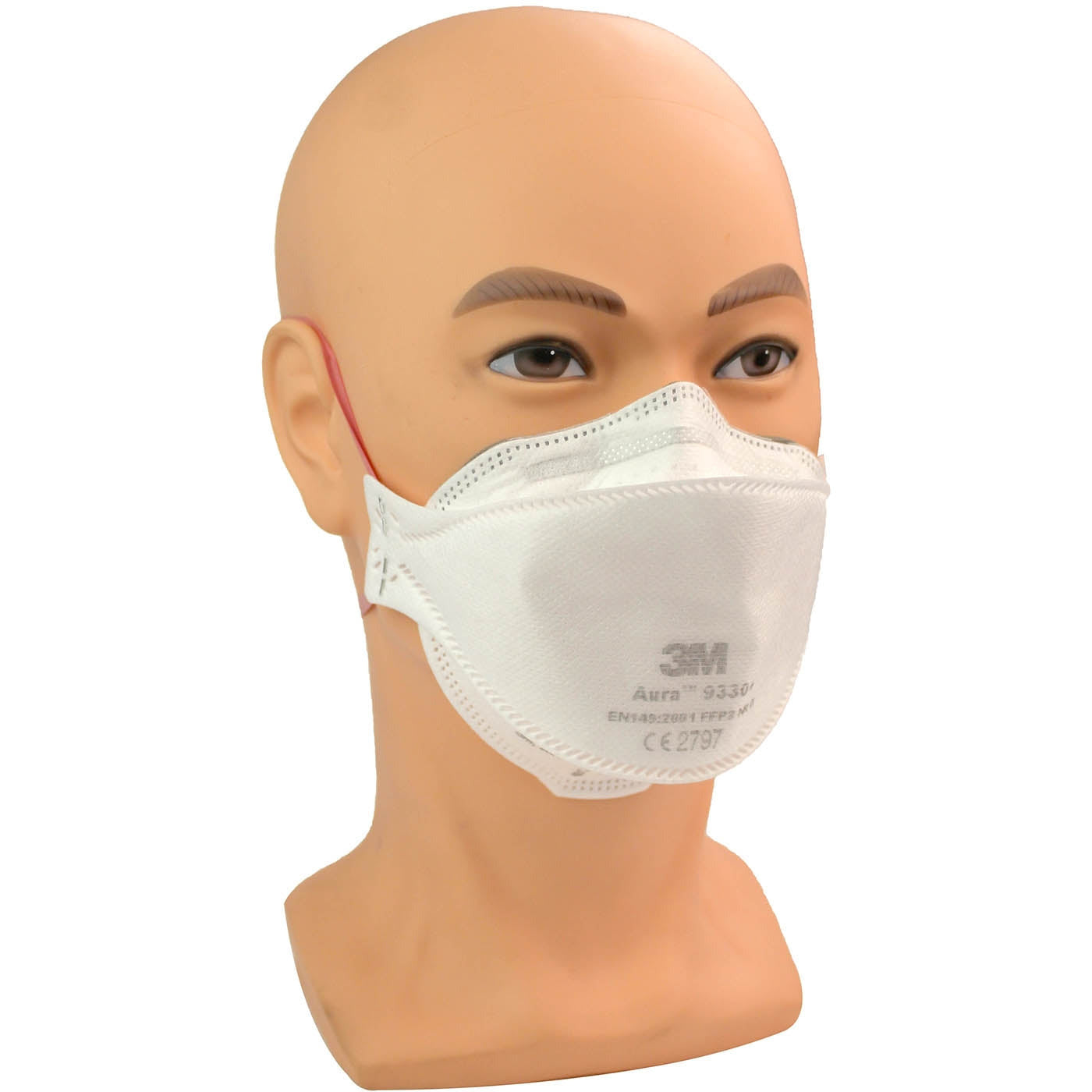 3M Aura 9330+ Respirator Type FFP3 Respirator Face Mask - Unvalved