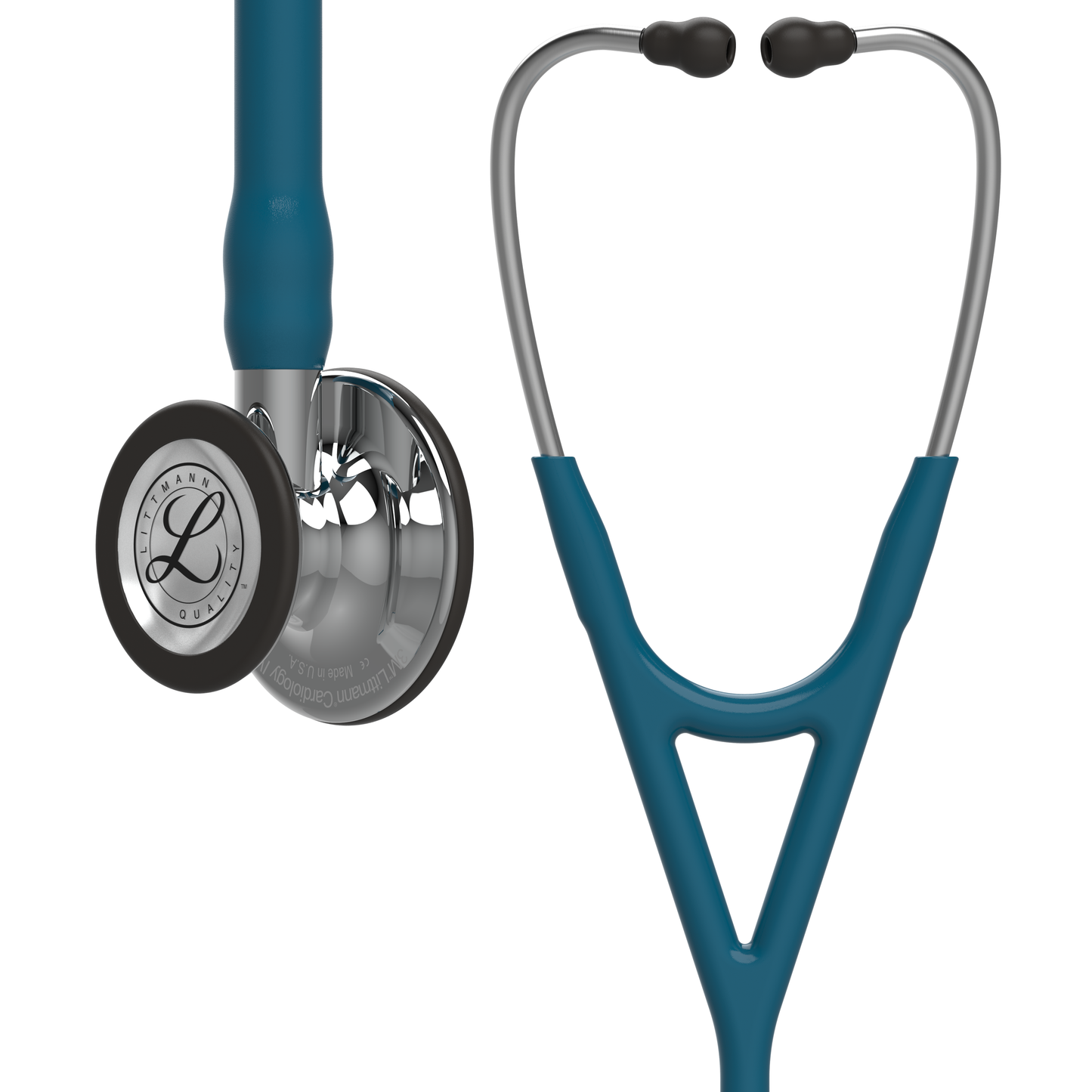 Littmann Cardiology IV Diagnostic Stethoscope: Caribbean Blue - Mirror Finish 6169 - Littmann Stethoscopes