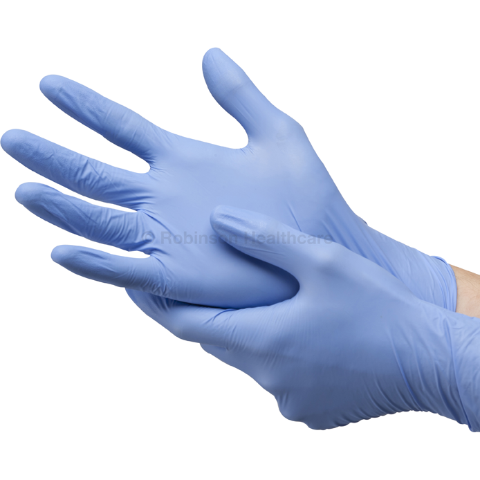 Nytraguard Bluple Nitrile Gloves Powder Free - Medium x 100 - 