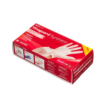 Vinoguard Synthetic Stretch Vinyl Gloves x 100 - Small - Robinsons
