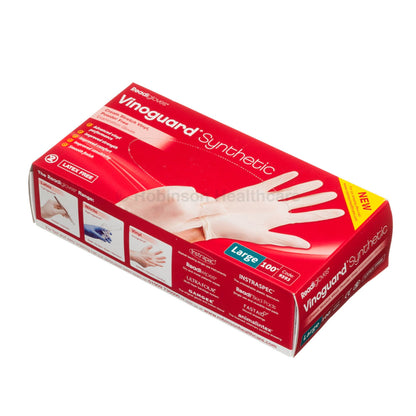 Vinoguard Synthetic Stretch Vinyl Gloves x 100 - Extra Large - Robinsons