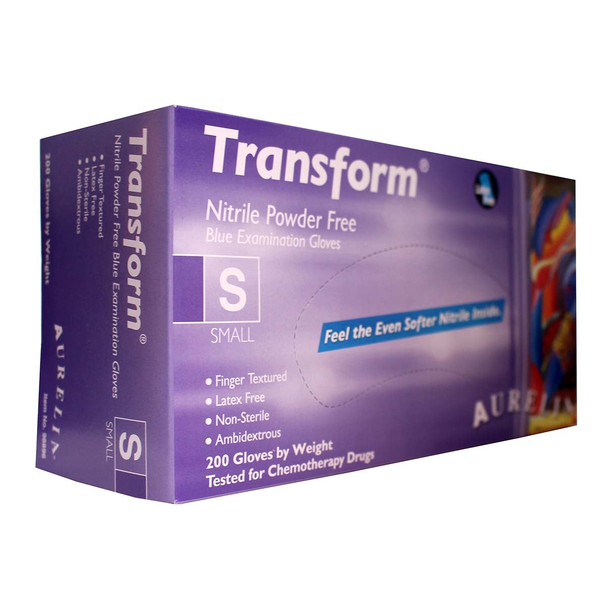 Aurelia Transform Nitrile Gloves - Pack of 200 - Small - Aurelia Gloves