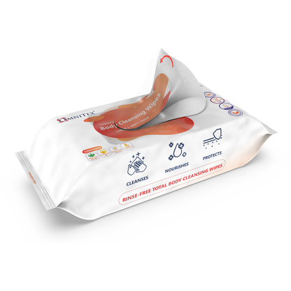 Omnitex Body Cleansing Wipes - Pack of 80 - Omnitex