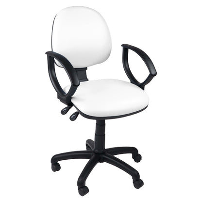 Function Operator Chair with Black Base & Vinyl Upholstery - 