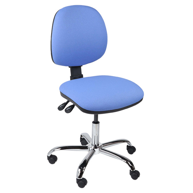 Function Operator Chair with Chrome Base & Fabric Upholstery - 