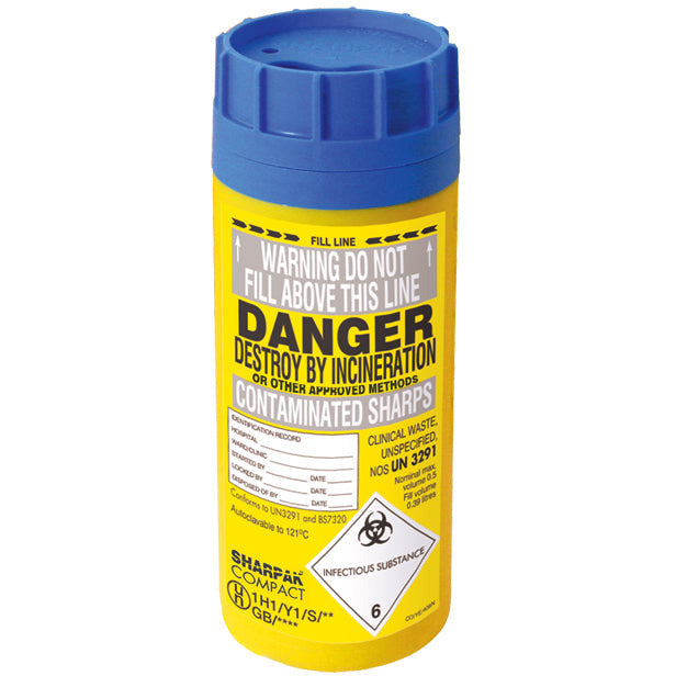 Sharpak compak blue export - 0.5ltr – Medisave UK