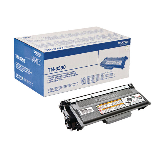 Brother Tn3390 Toner Cart Super Hy Black - Brother