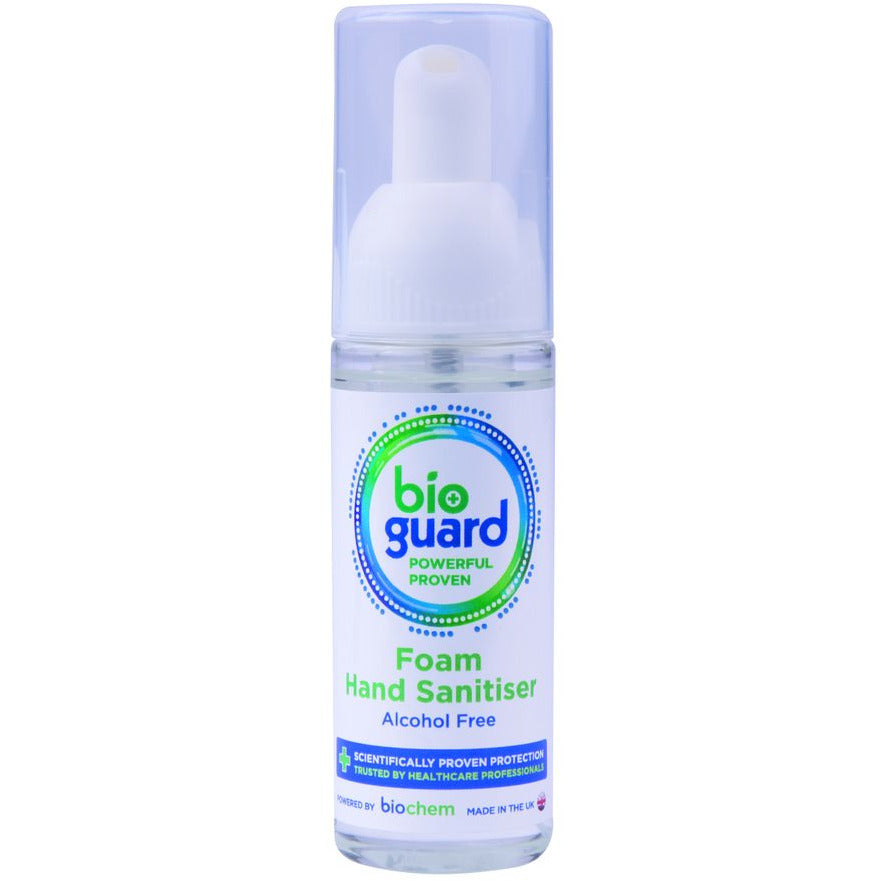 Hand & Body Foaming Cleanser - 50ml Pump Action - Bioguard Hygiene