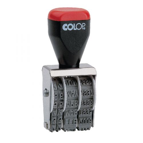 COLOP Date Stamp 4mm (3 letter month abbreviations and 12 consecutive year bands