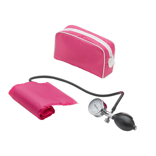 Sapphire Aneriod Sphygmomanometer (Pink Cuff) Palm Head - Timesco