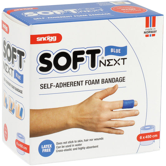 Snogg Soft Next Plaster, Blue 6cm x 4.5m - Safety First Aid