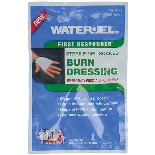 Waterjel First Responder Burn Dressing, 10x10cm - Safety First Aid