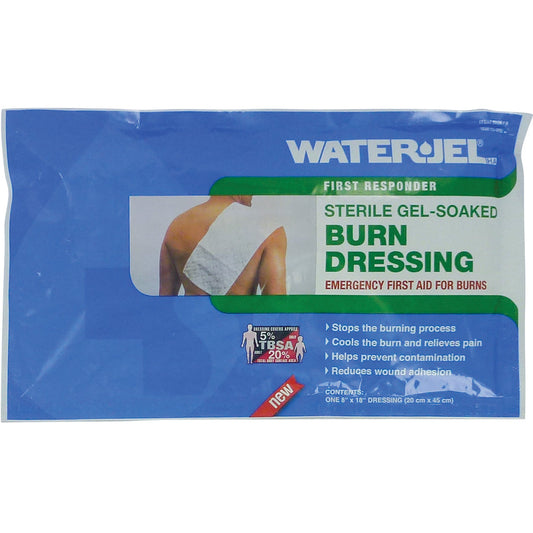 Waterjel First Responder Burn Dressing, 20x45cm