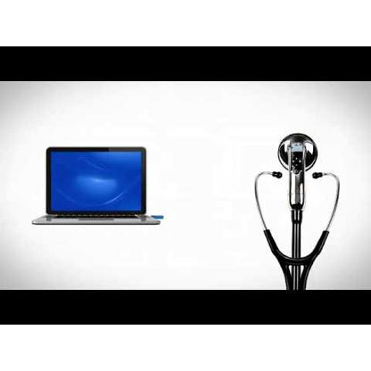 Littmann 3200 Electronic 12 Track Stethoscope: Burgundy 3200BU12 - 