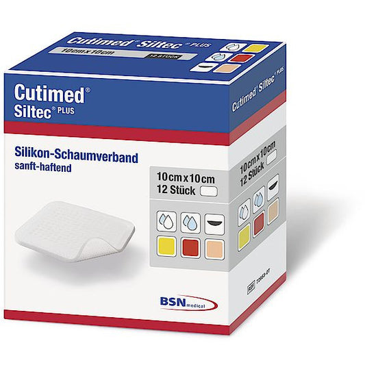Cutimed Siltec Plus 10cm x 20cm Pack of 10 - BSN