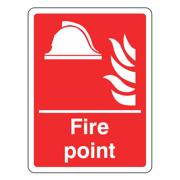 Fire Point Sign- CLEARANCE – Medisave UK