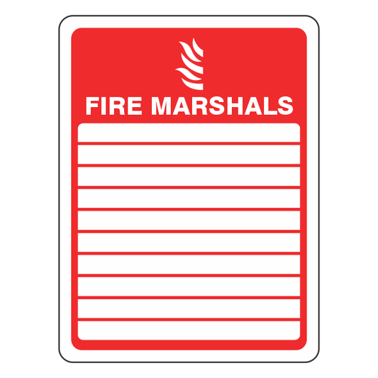 Fire Marshals Sign