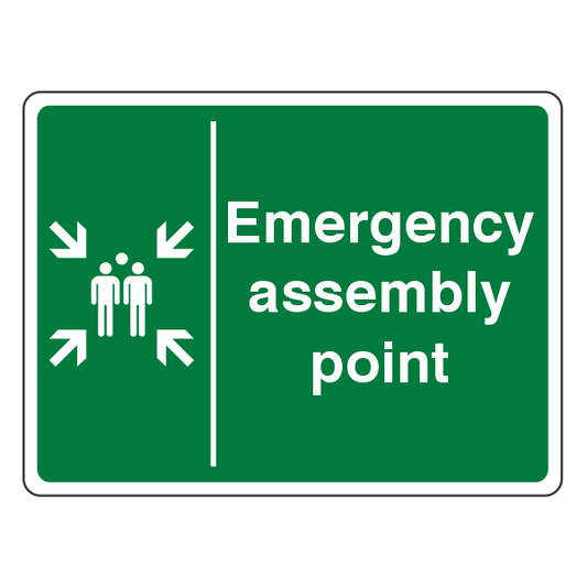 Emergency Assembly Point Sign (Family) - Medisigns