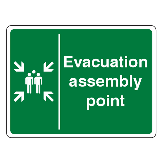Evacuation Assembly Point Sign (Family)