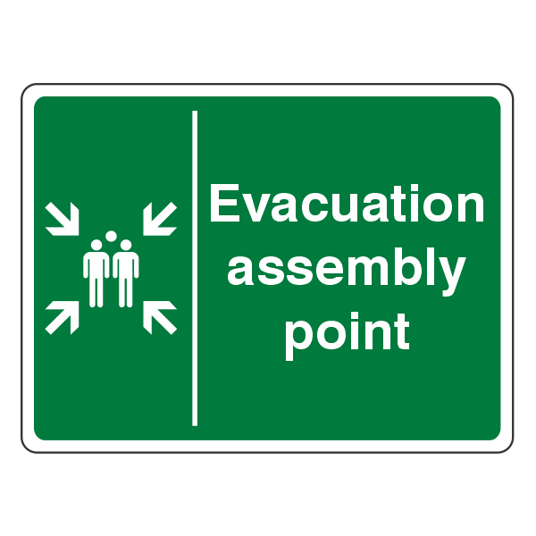 Evacuation Assembly Point Sign (Family)